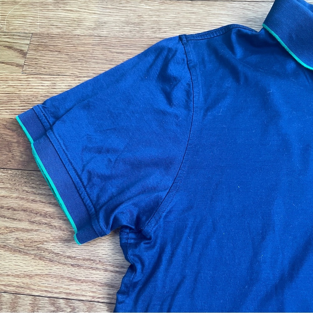 Notre Dame Peter Millar Lady Irish Women’s Polo Shirt Short Sleeve XL/L Navy EUC - Picture 7 of 9